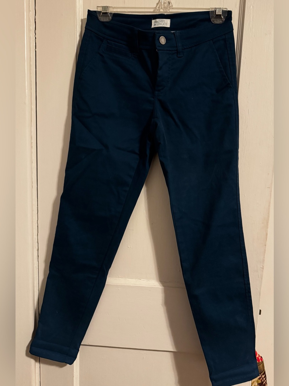 Market & Spruce Women's Ankle Pants in Dark Navy